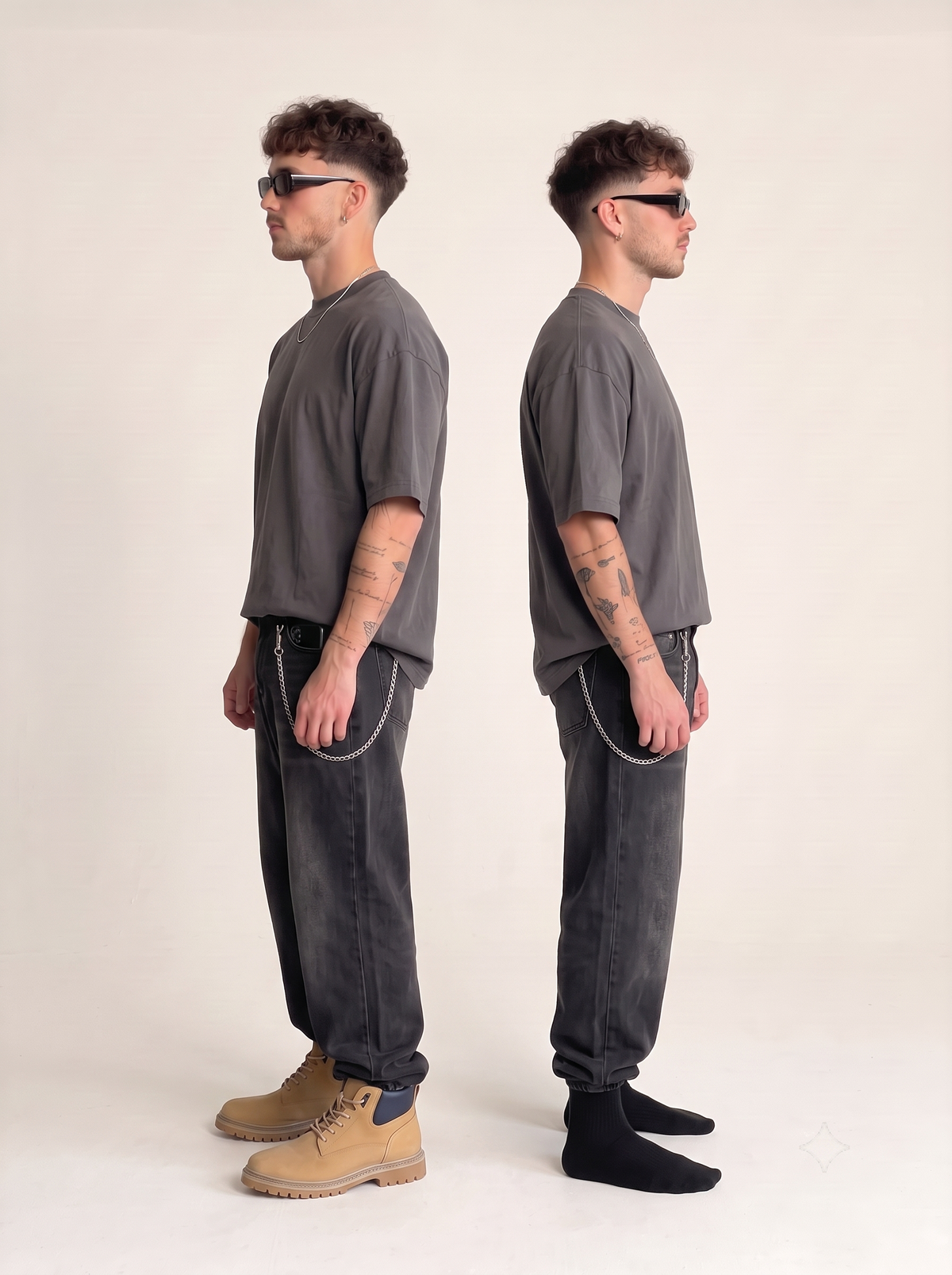 Zunuci grano — before and after height comparison